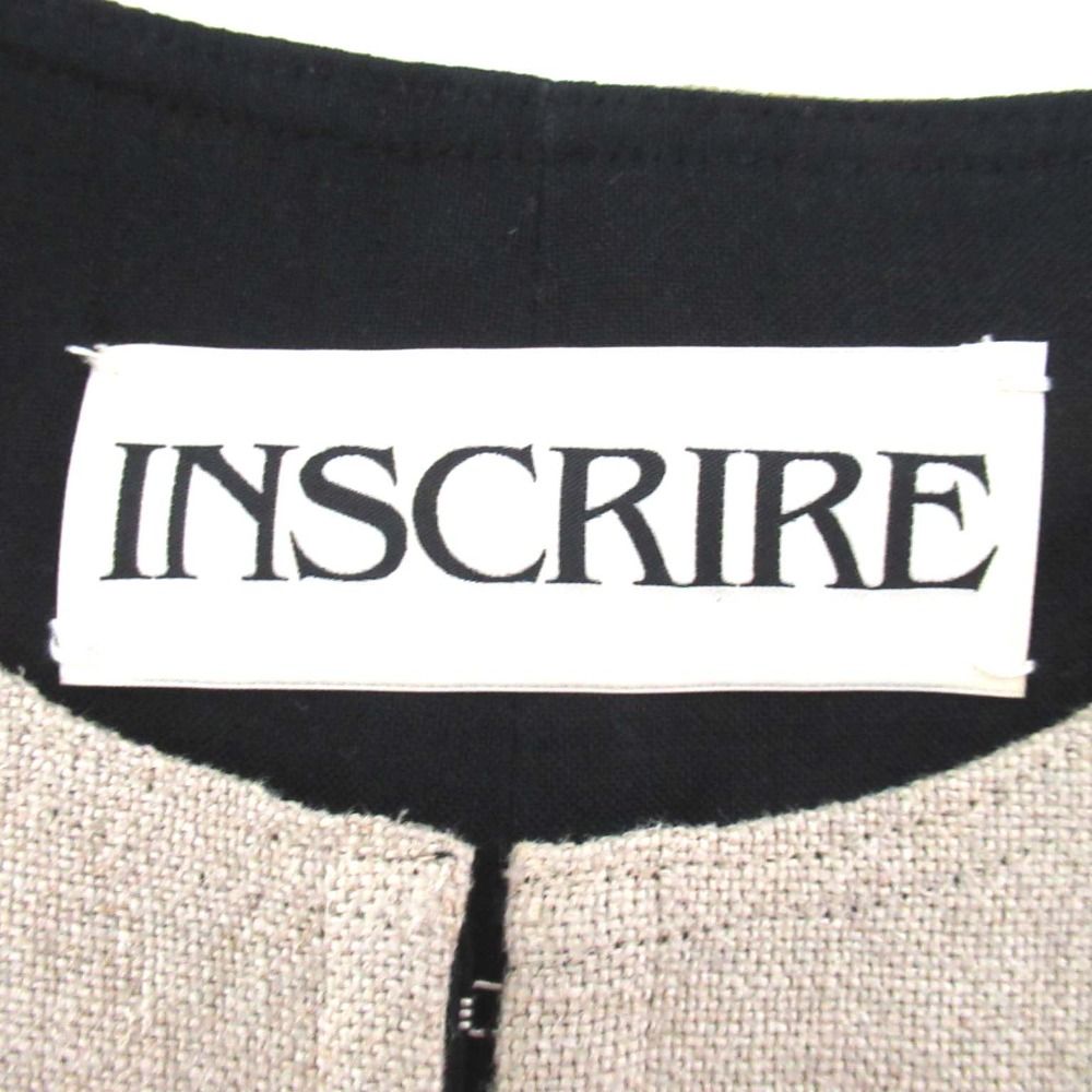 アンスクリア INSCRIRE リネンベスト フリンジ カットオフ ベージュ INSCRIRE（アンスクリア）の「【INSCRIRE / アンスクリア】FOR