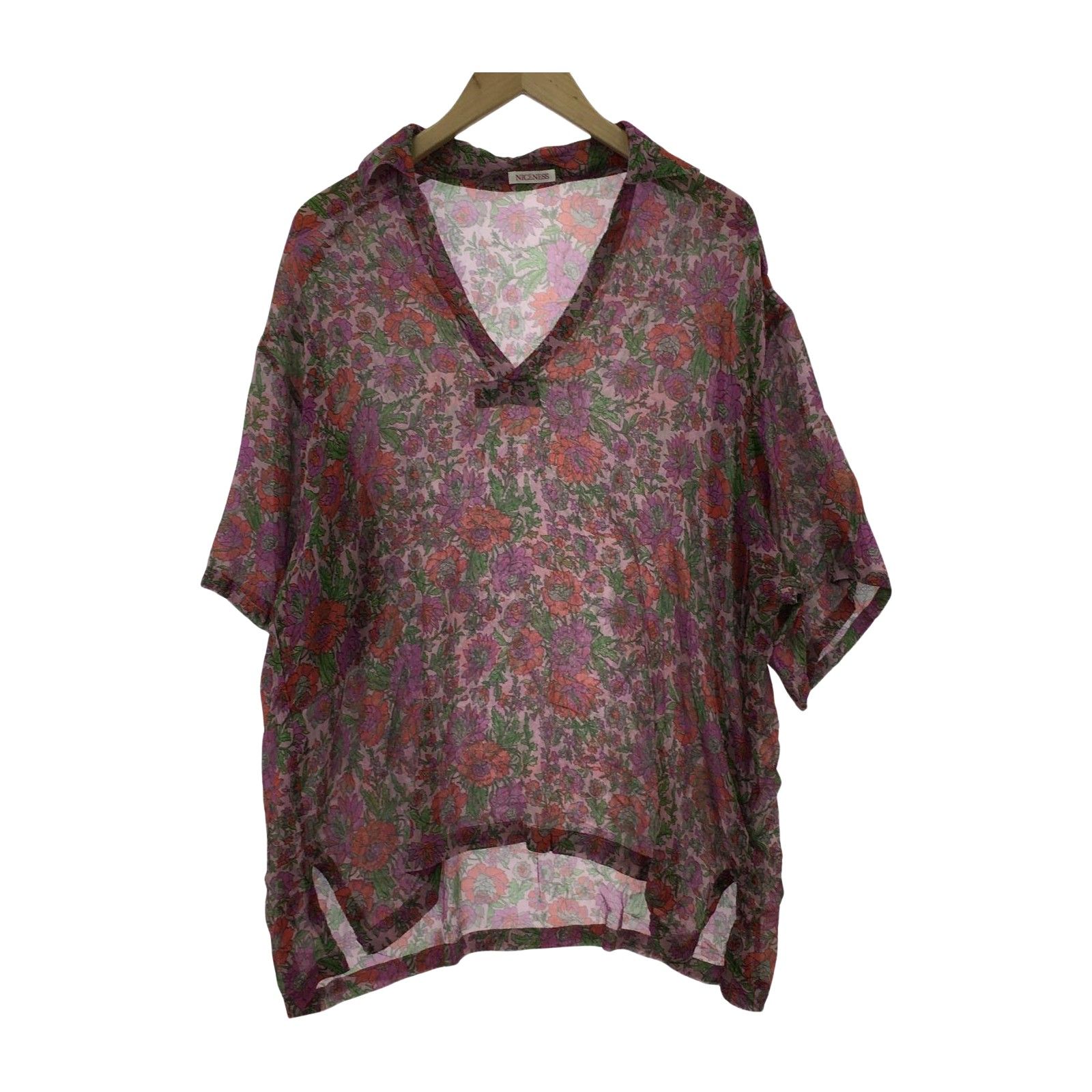 NICENESS 半袖ｼｬﾂ 25SS MADAN M ﾋﾟﾝｸ - メルカリ