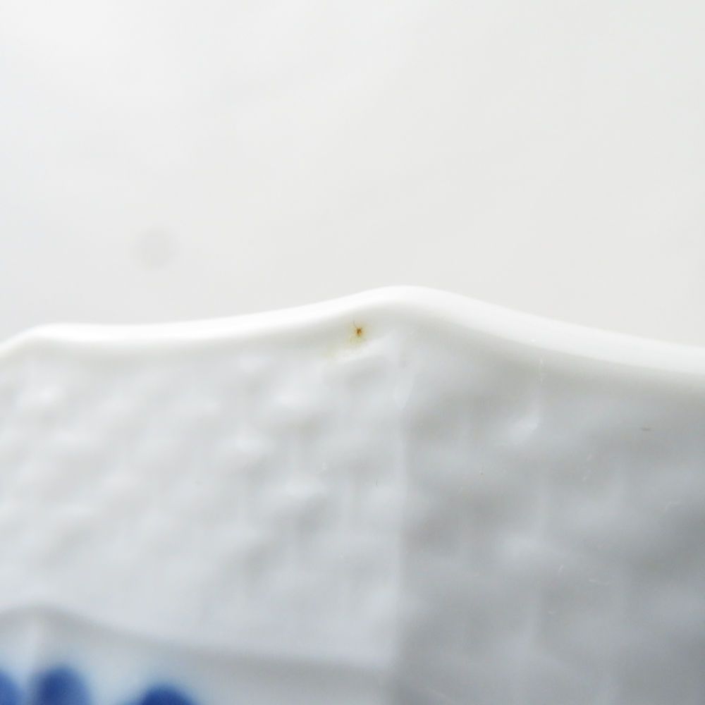 美品 ROYAL COPENHAGEN ロイヤルコペンハーゲン ブルーフラワーカーブ  