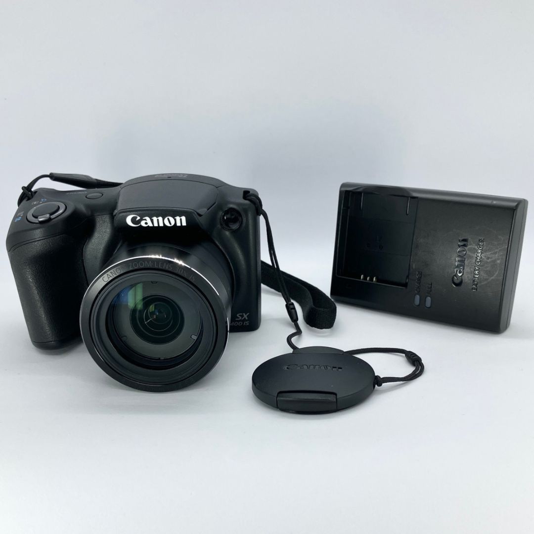 Canon キャノン デジタルカメラ PowerShot SX 400 IS ブラック 30倍