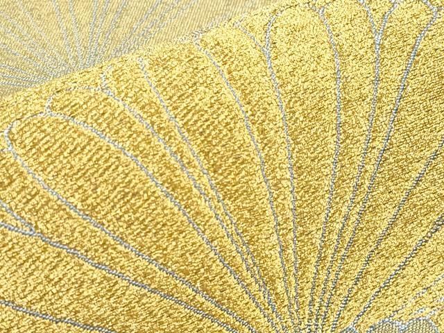 平和屋本店□最高級 人間国宝 北村武資 煌彩錦 六通柄袋帯 菊重ね文 金  