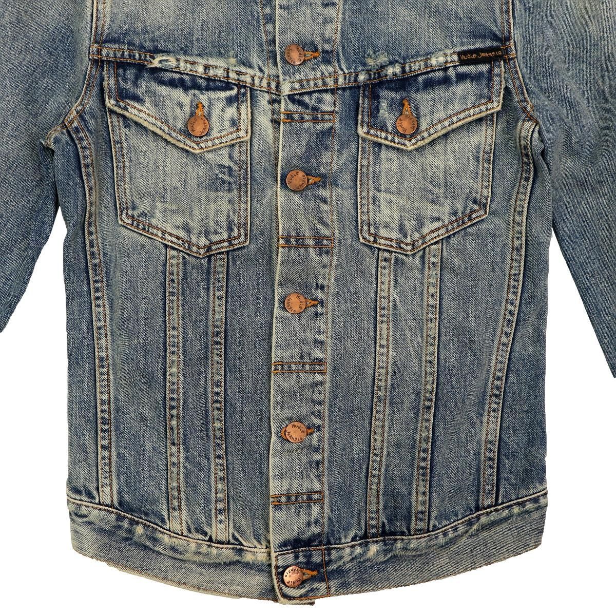 【B1560】【新品】【定価35,200円】Nudie Jeans ヌーディージーンズ Gジャン デニムジャケット BILLY ビリー サイズXS