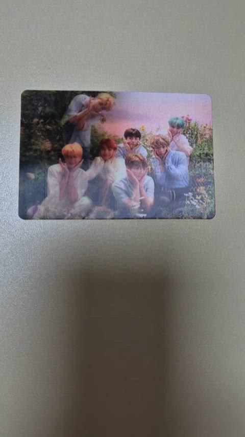 bts LOVEYORESELF トレーディングカード　レンチキュラー 新品未開封BTS 3Dレンチキュラープレミアムカードストラップ