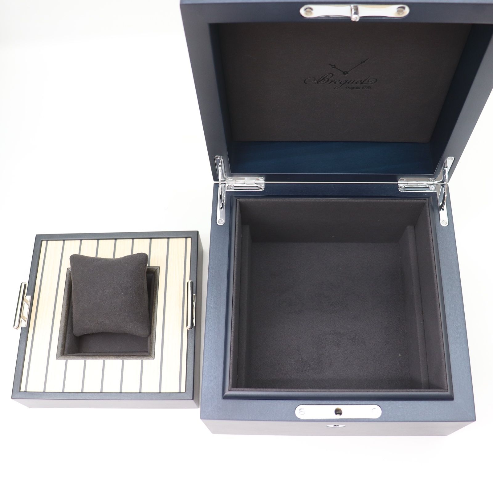 ITAL8T2XZIKY Breguet ブレゲ ブルー 木目調 腕時計 空箱 冊子