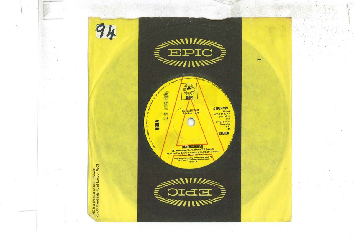 英7” Abba Dancing Queen / Thats Me SEPC4499PROMO EPIC プロモ /00080 英7” Abba Dancing Queen / Thats Me SEPC4499PROMO EPIC プロモ
