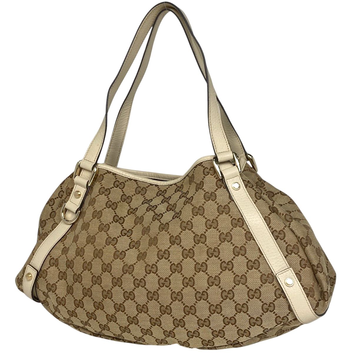 GUCCI グッチ ワンショルダーバッグ GGキャンバス レザー