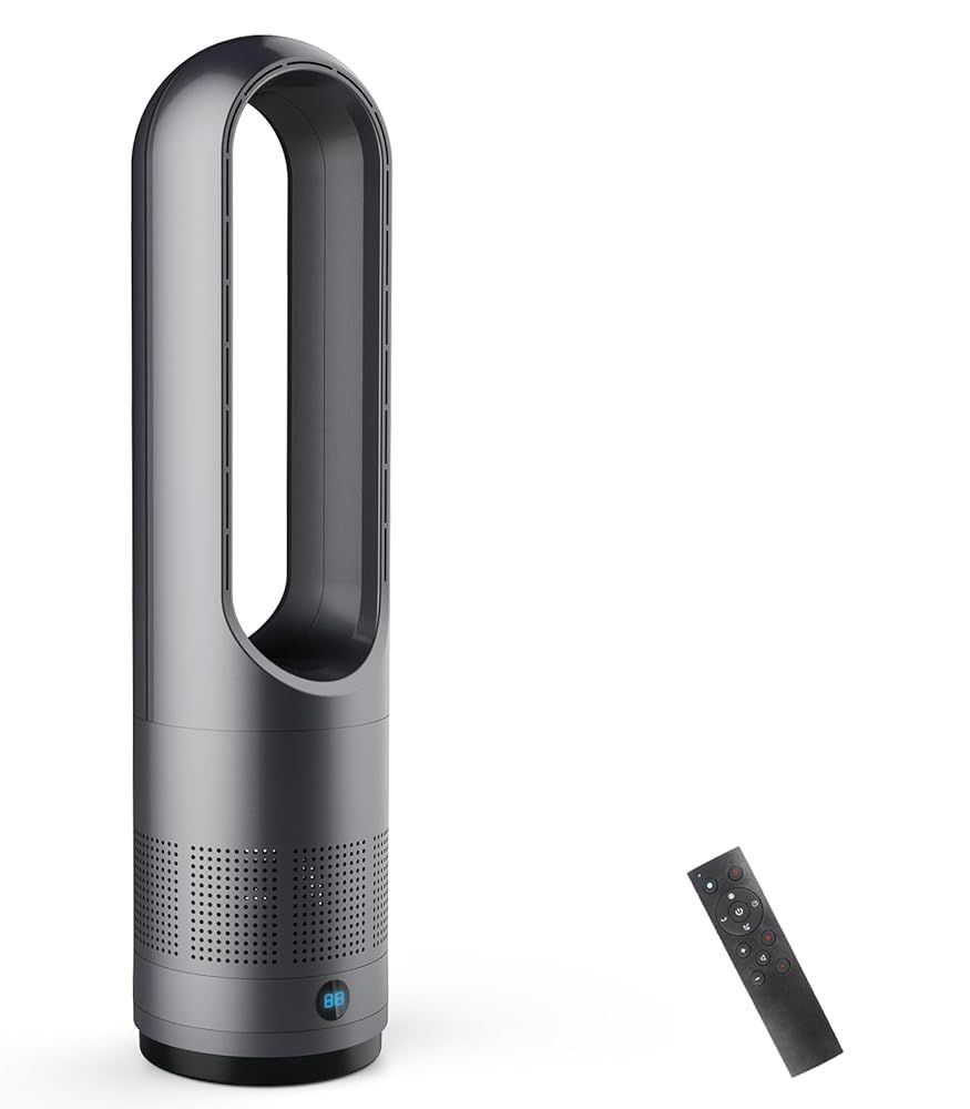 外箱段ボールにキズあり 中身は 冷暖両用＆羽根なし 扇風機 タワーファン ファンヒーター スリム扇風機 3段階暖風 8段階冷風切り替え