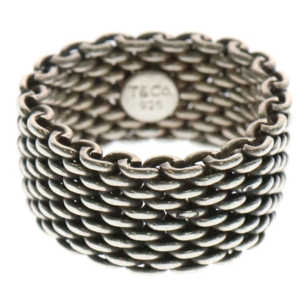 キ*ケ様 Tiffany & Co. シルバーリング 16号 TIFFANY&Co (ティファニー) サマセット チェーンリング 指輪