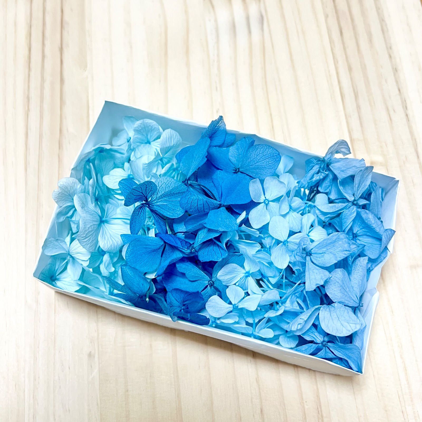 SALE】アジサイ 紫陽花 プリザーブドフラワー ブルー 4種 ハーバリウム - ハーバリウム -花材- Kiki - メルカリ