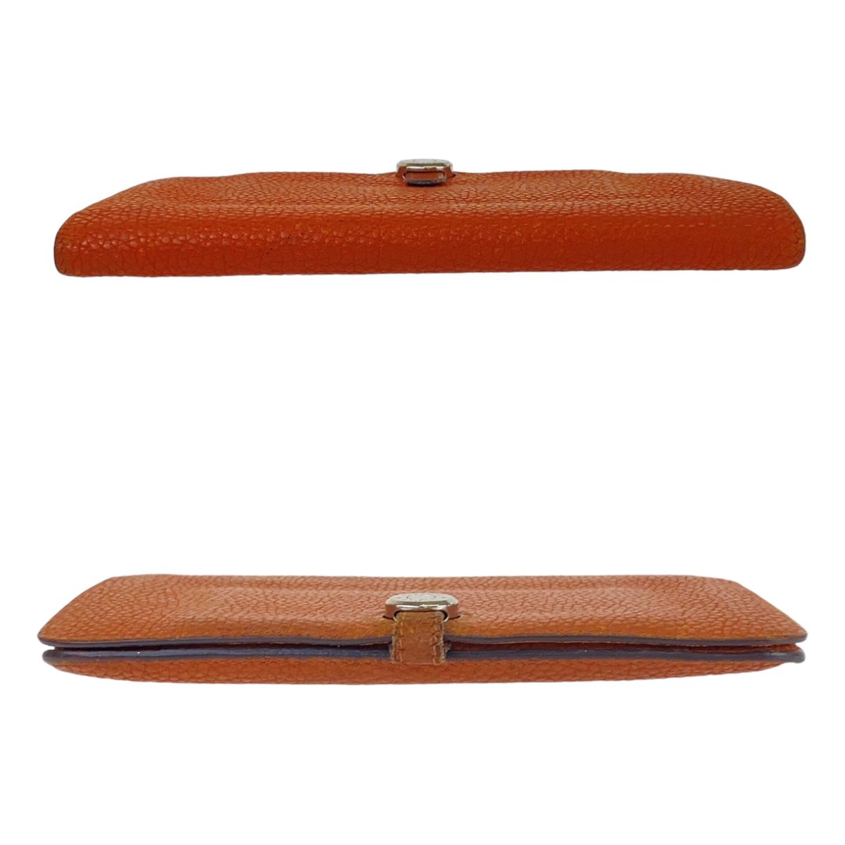 HERMES エルメス ドゴンGM オレンジ 橙 トゴ 長財布 レディース 401445 【中古】 HERMES エルメス ドゴンGM オレンジ 橙 トゴ 長財布 レディース 401445