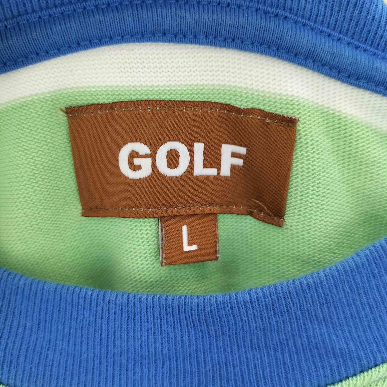 【国内発送】GOLF WANG/GRAND LOGO ボーダーTシャツ 国内発送】GOLF WANG/GRAND LOGO ボーダーTシャツ (GOLF WANG/T