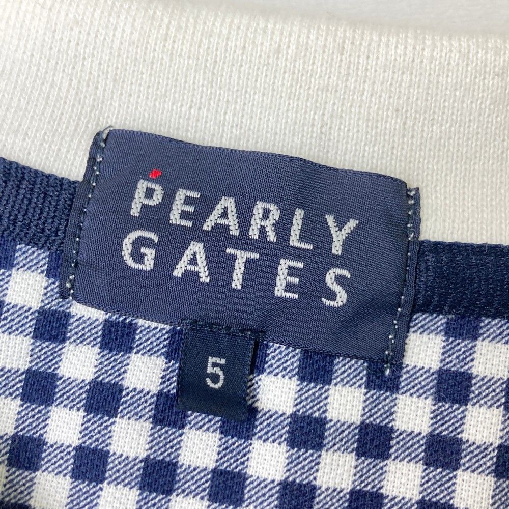 サイズ：5 PEARLY GATES パーリーゲイツ 半袖ポロシャツ