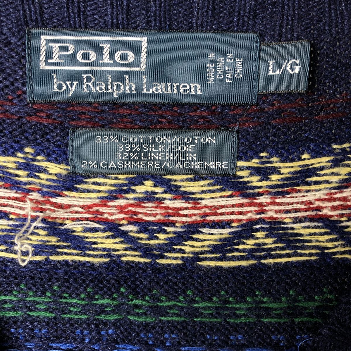 古着 ラルフローレン Ralph Lauren POLO by Ralph Lauren 総柄