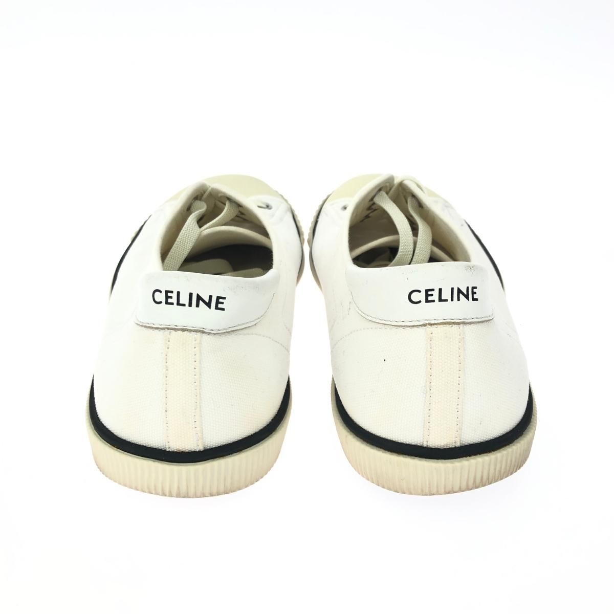 CELINE セリーヌ 42 ブランク スニーカー VU0199 ホワイト ローカット 