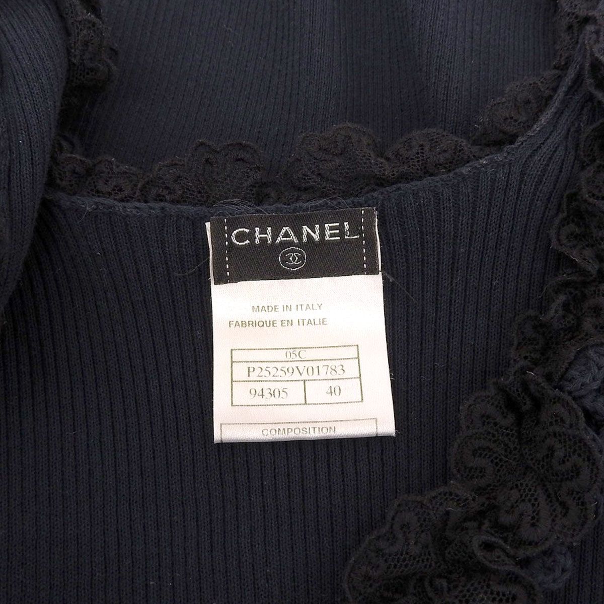 4011) シャネル CHANEL ノースリーブ トップス タンクトップ