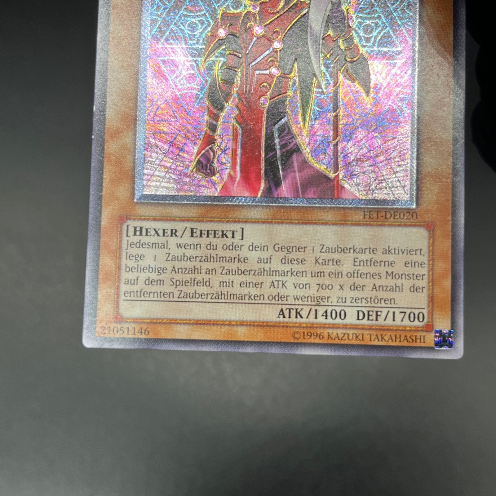 遊戯王 ブラッド・マジシャン－煉獄の魔術師－/レリーフ/ドイツ