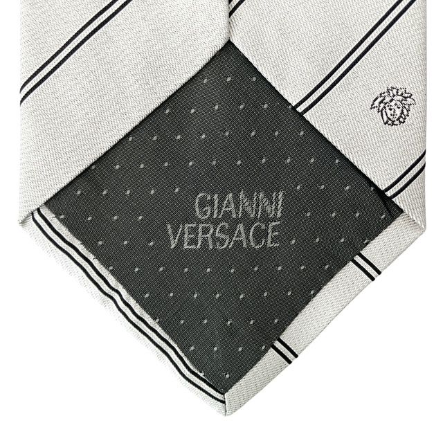GIANNI VERSACE ジャンニ ヴェルサーチ メドゥーサ ストライプ ロゴ