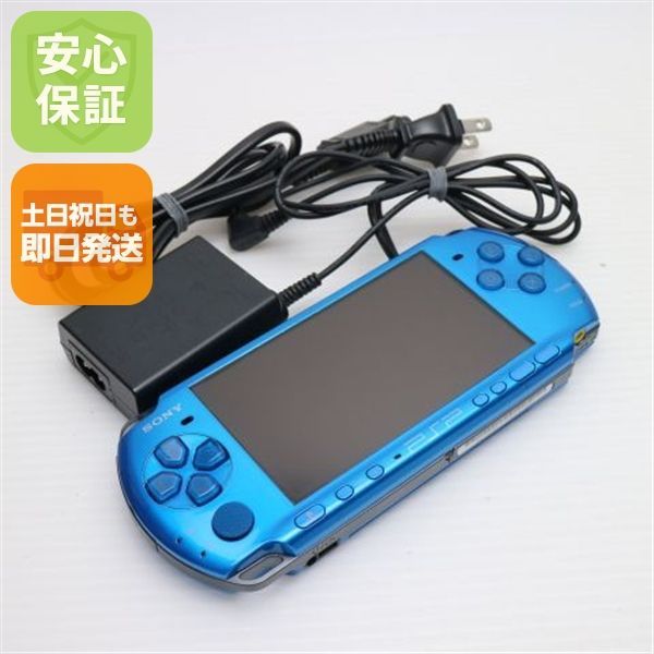 超 PSP-3000 バイブラント ブルー 即日発送 game SONY PlayStation Portable 本体 土日祝発送OK 03000