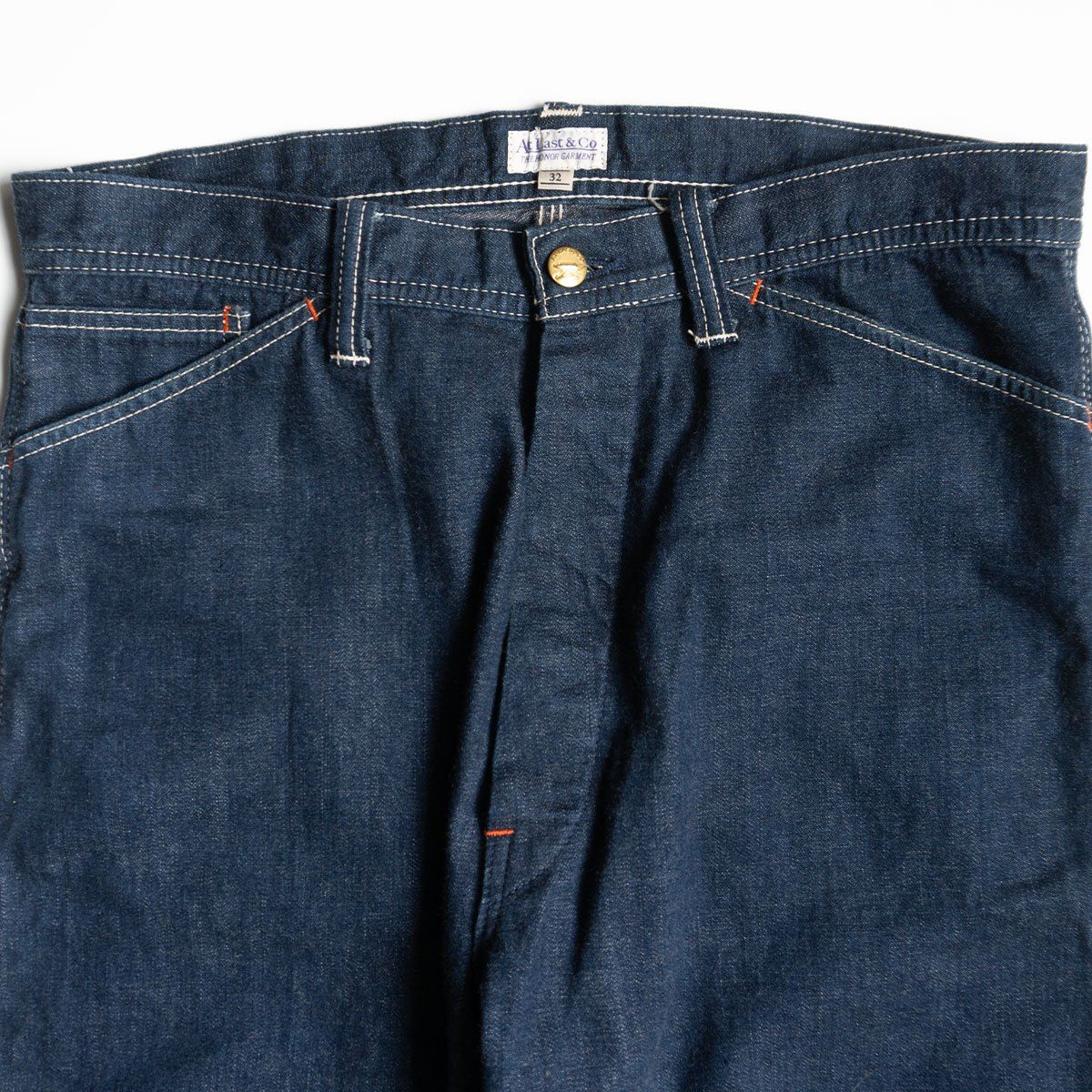 美品】AtLast&Co【デニム ペインターパンツ】32 アットラスト 25090636