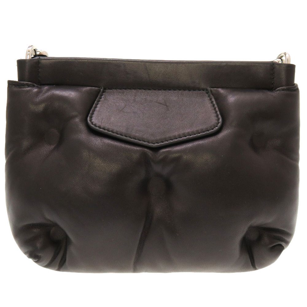 メゾン マルジェラ グラムスラム レッドカーペット ミニ レザー ブラック 黒 チェーン ショルダーバッグ 0060 Maison Margiela