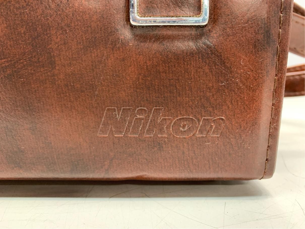 カメラバッグ Nikon レザー 革 ショルダー レトロ ヴィンテージ アンティーク A8805A08