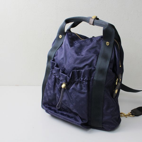 russet ラシット モノグラム 2wayバッグ/ネイビー系 トートバッグ