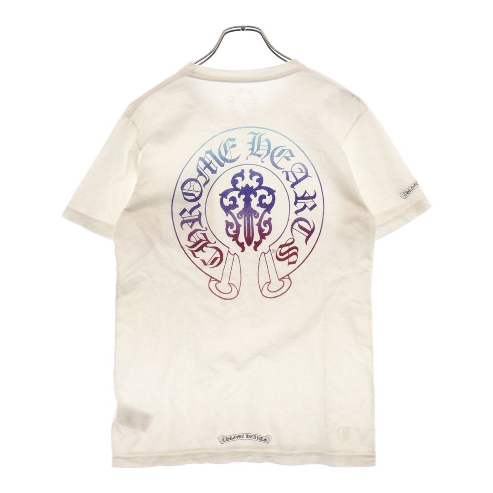 CHROME HEARTS (クロムハーツ) CHGradation Dagger S/S Tee グラデーションダガープリント 半袖Tシャツ  ホワイト M - オカヤドカリ 販売