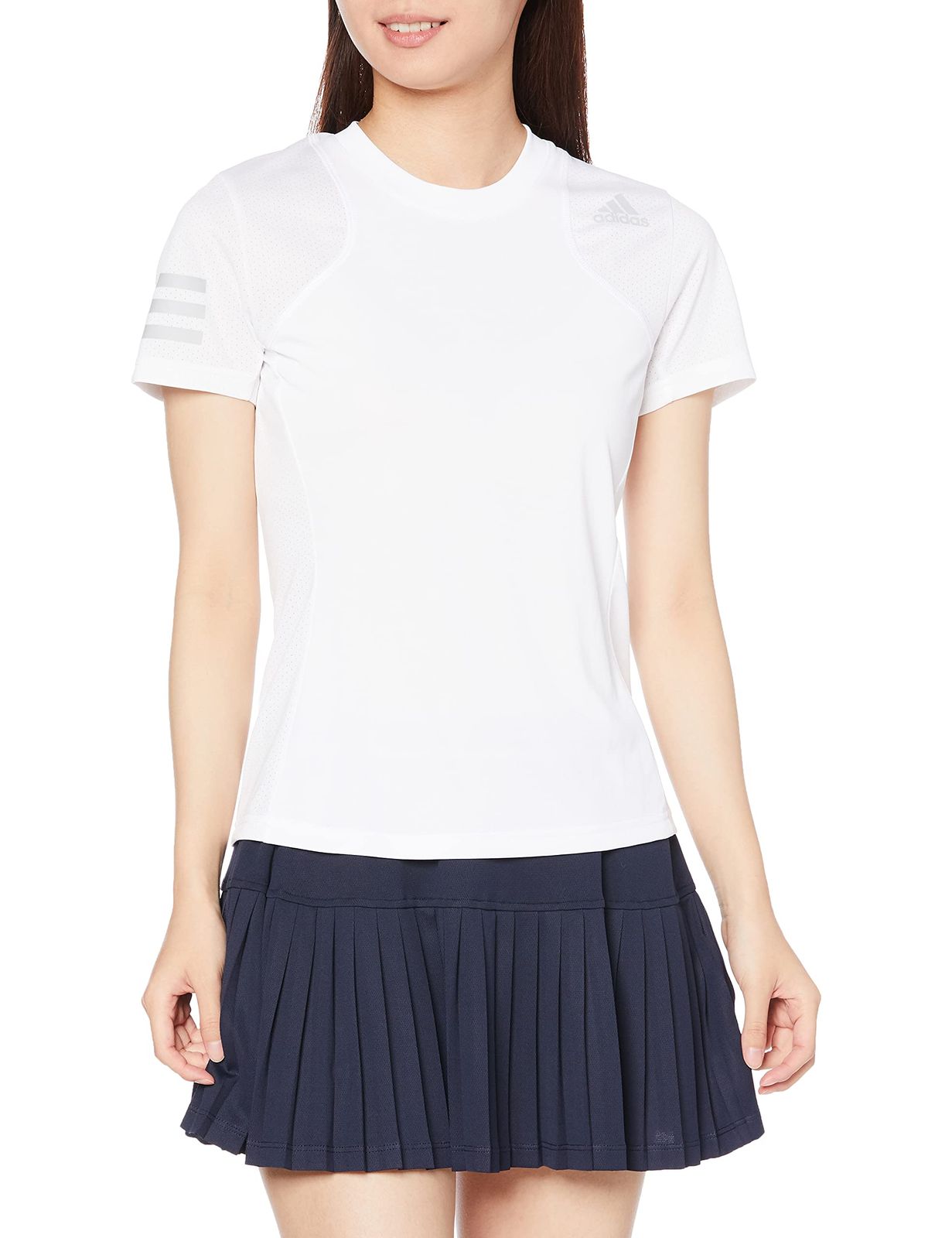 [アディダス] 半袖 Tシャツ クラブ テニス 半袖Tシャツ 22583 レディース ホワイト/グレーツー(GL5529) 日本サイズM相当 [ホワイト/グレーツー(GL5529)] [M]