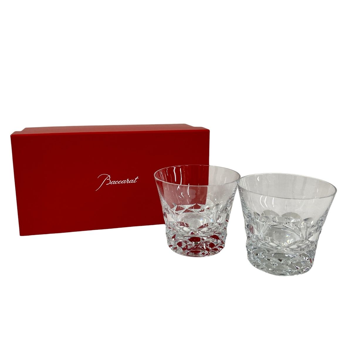 Baccarat バカラ The YEAR 2020 ブラーヴァ ペア ロック グラス タンブラー 良好 T10042109