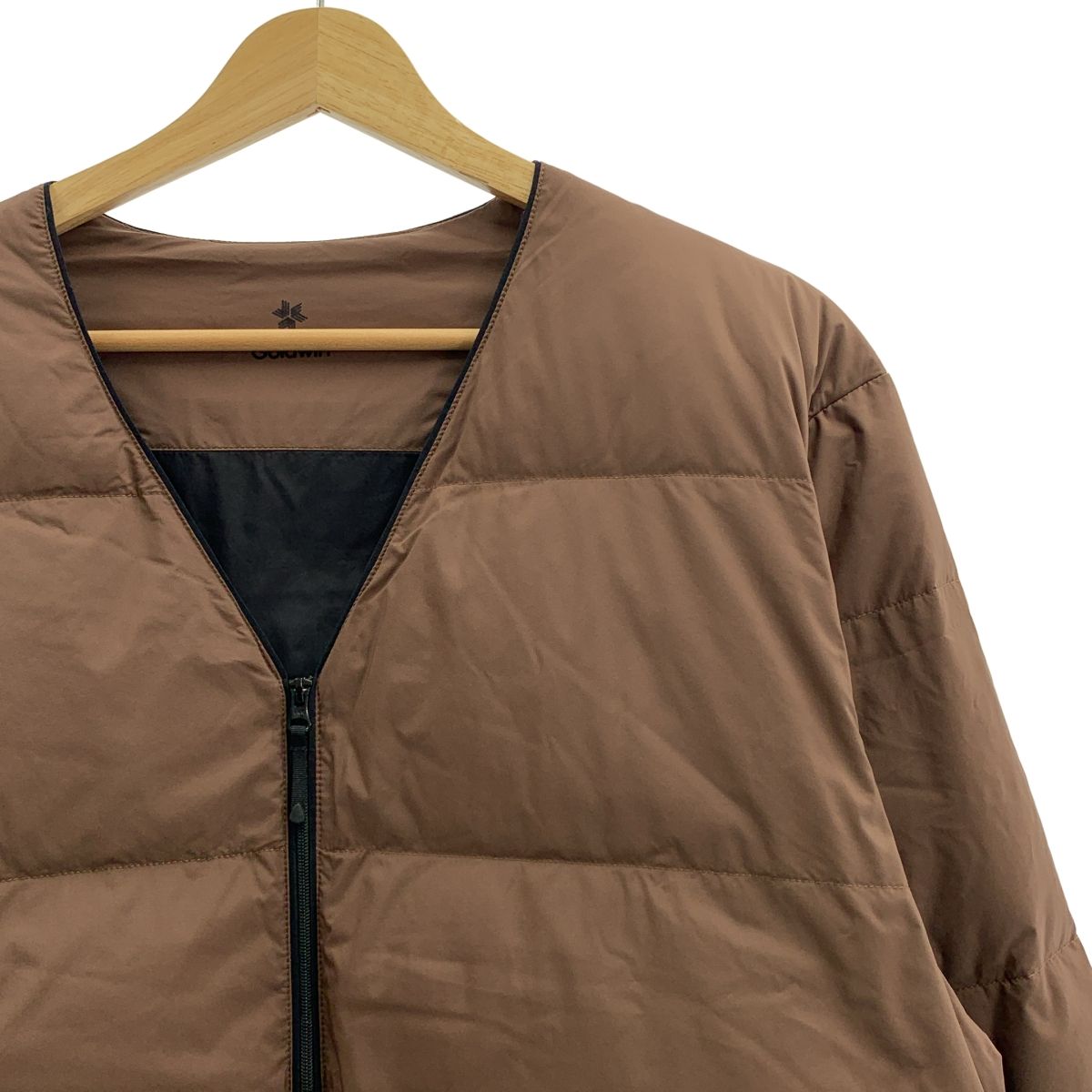 Goldwin ブラウン ダウンカーディガン 美品】 Goldwin / ゴールドウィン | Down Cardigan 光電子ダウン