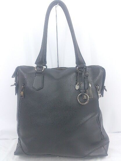 エフクリオ F.CLIO グレー レザー トートバッグ イタリア製 □ F.CLIO