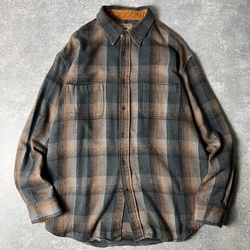 90s st.johns bay ヘビーコットンネルシャツ XL 90s 00s ST JOHNS BAY