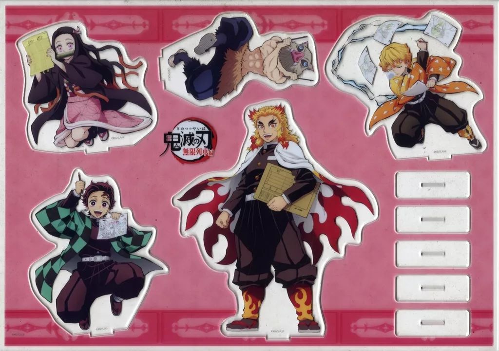 アクリルスタンド アクリルパネル 無限列車編 関係者記念本 表紙イラスト アクリルスタンドセット 鬼滅の刃 鬼滅祭 ～アニメ伍周年記念祭～
