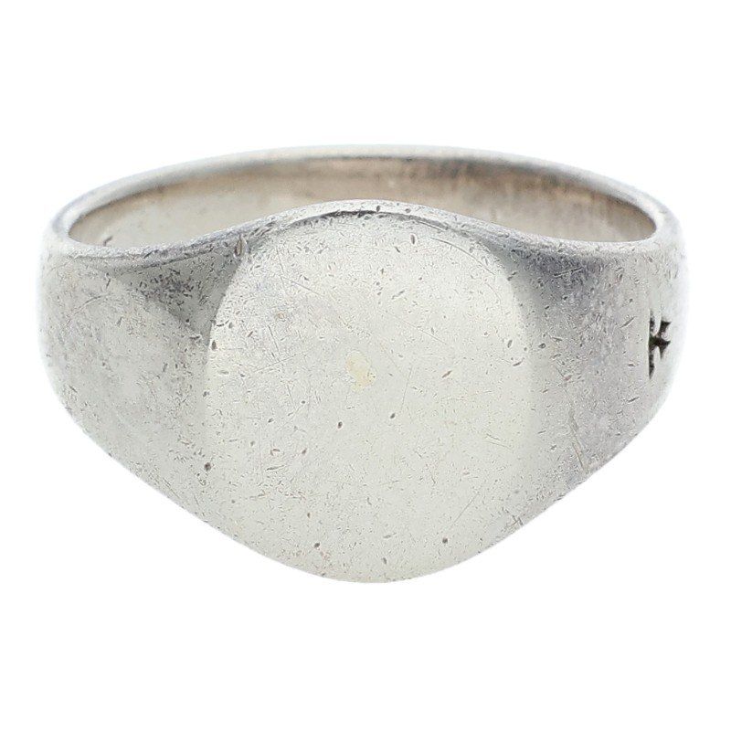 トムウッド Mini Signet Oval ミニシグネットオーバルシルバーリング メンズ 7号