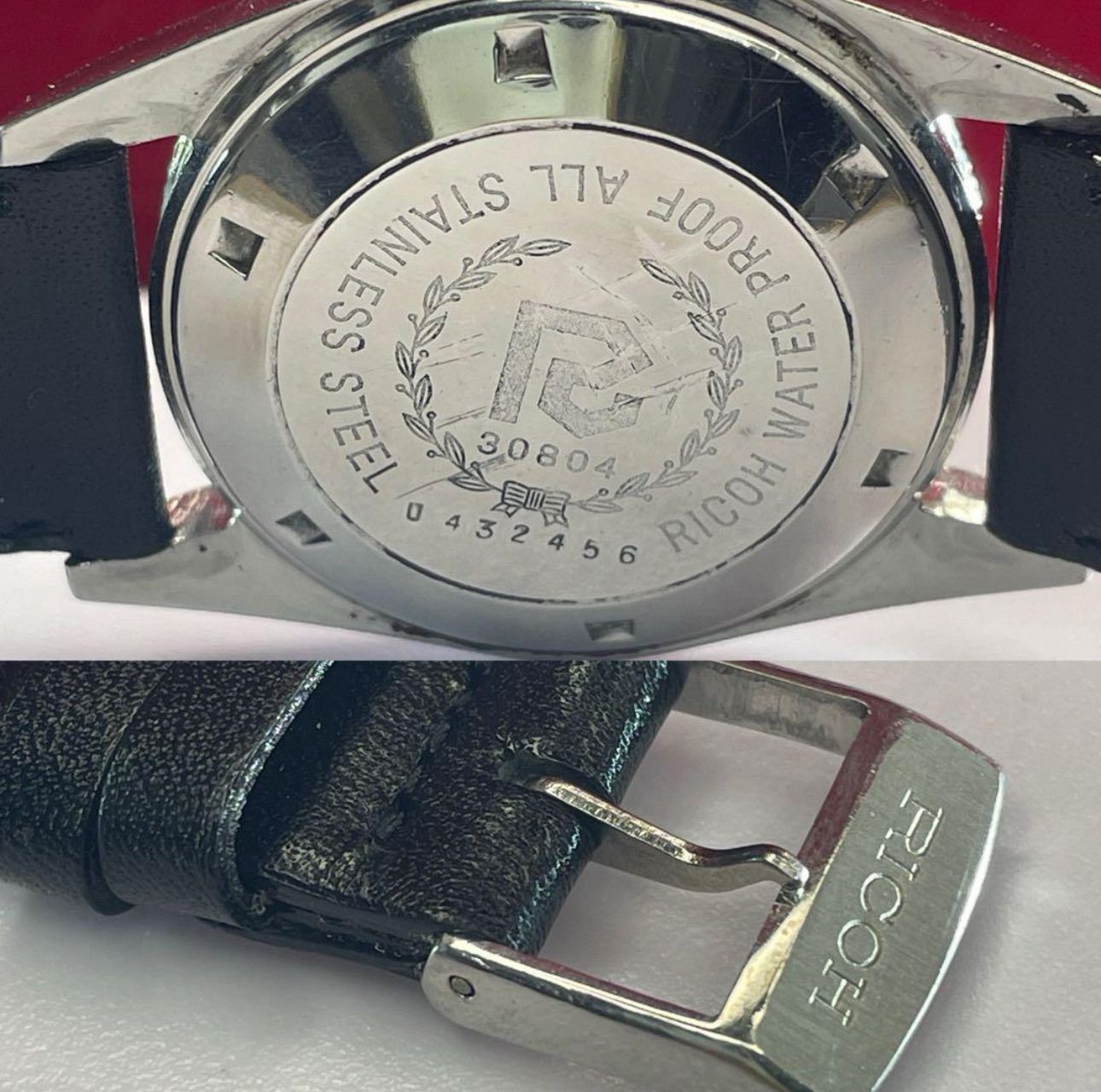 60s RICOH ダイナミックワイド 純正尾錠 フルーテッドベゼル 腕時計 60s RICOH ダイナミックワイド 純正尾錠 フルーテッドベゼル