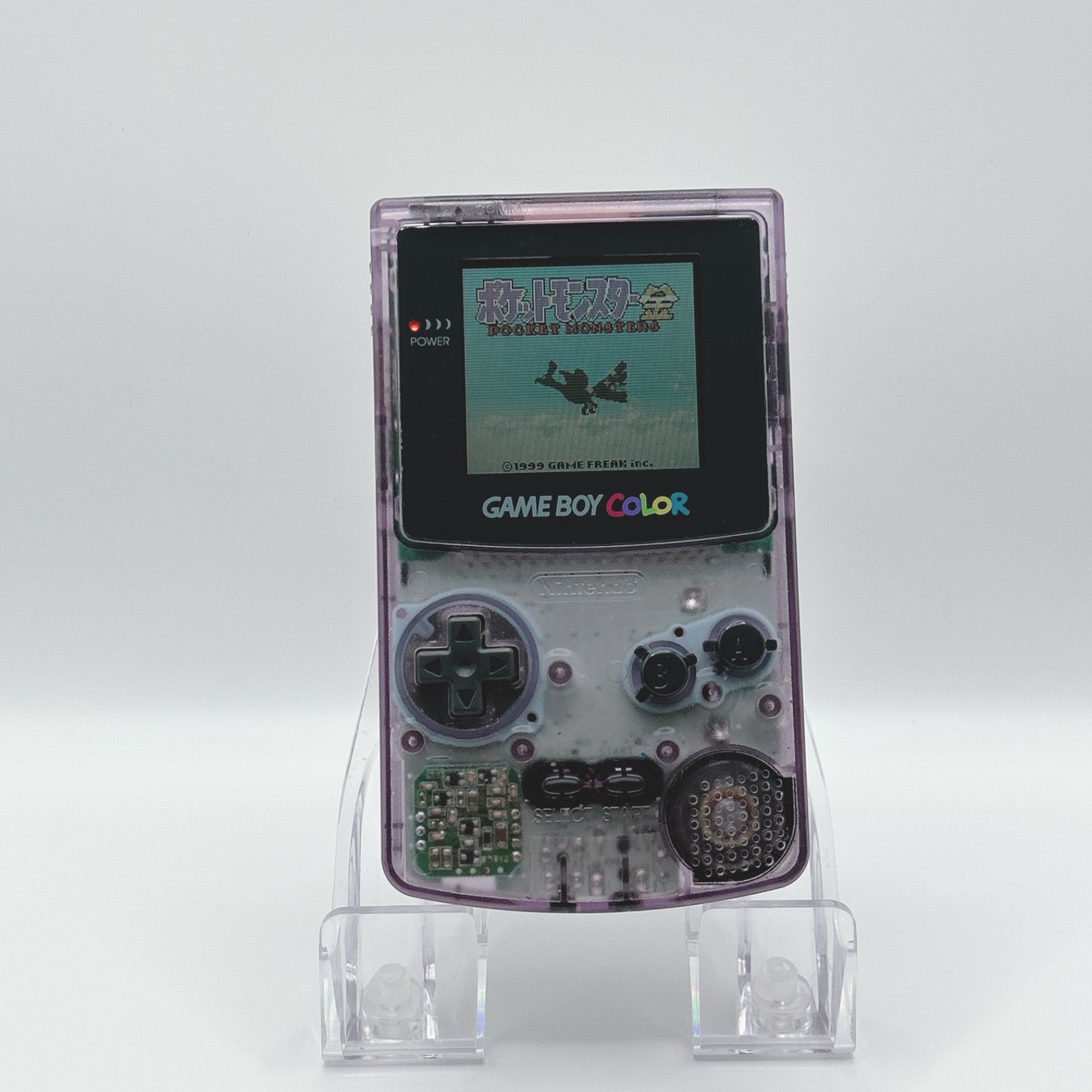 GAME BOY COLOR クリアパープル CGB-001 レトロゲーム UP786_INFO