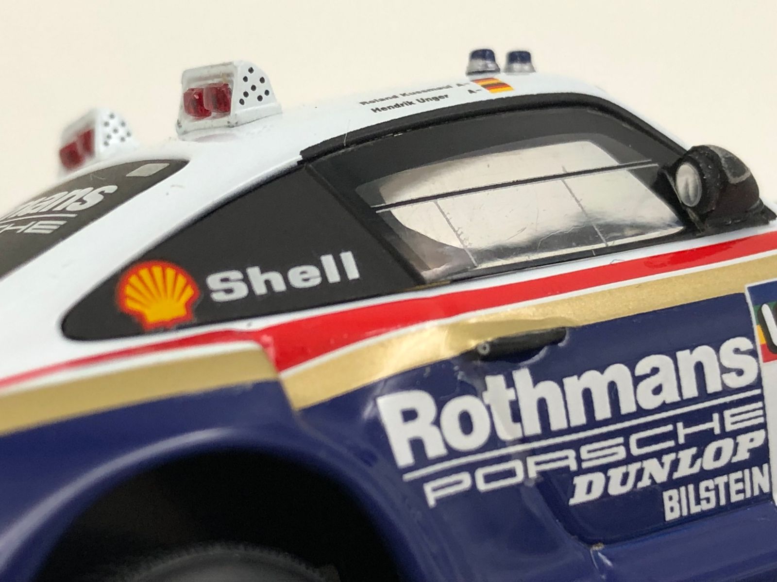 ♪) MINICHAMPS 1/43 Porsche 959 Rallye Paris-Dakar 1986 DUNLOP