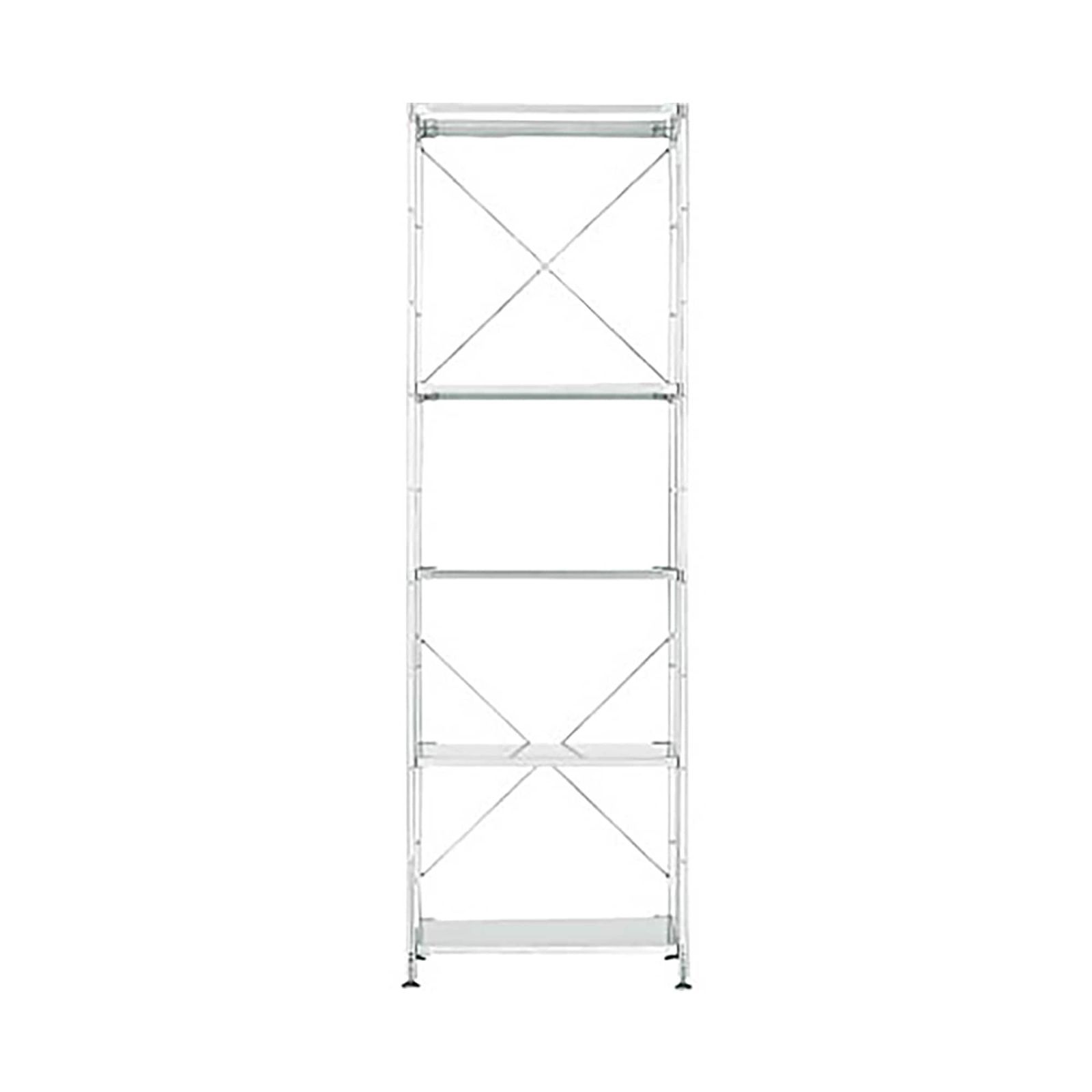【新着商品】幅58×奥行41×高さ175.5ｃｍ 大 83267070 ステンレスユニットシェルフ・ステンレス棚セット 無印良品
