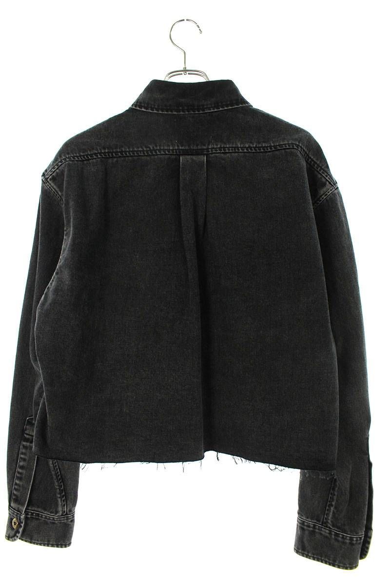 ミュウミュウ 23AW GWB186 クロップドデニムジャケット