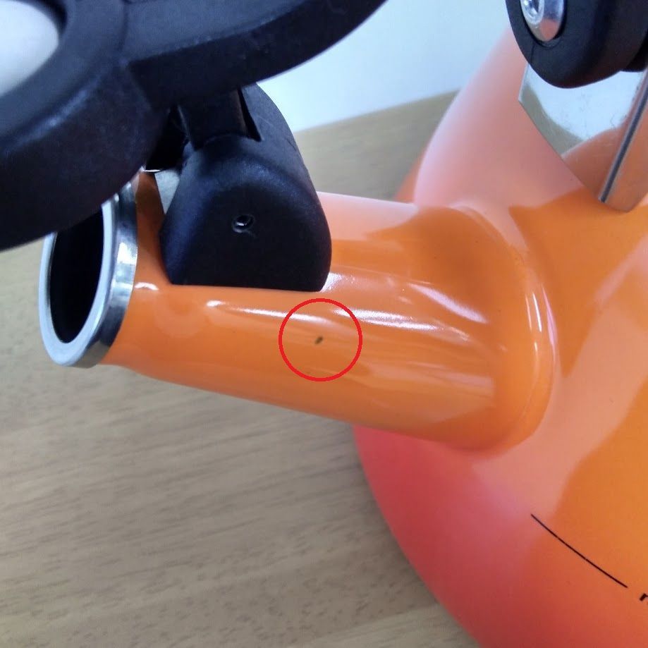 未使用品　ルクルーゼ コーン ケトル 1.6 オレンジ ホーロー ル・クルーゼ ルクルーゼ Le Creuset コーン ケトル 1.6L 92000200