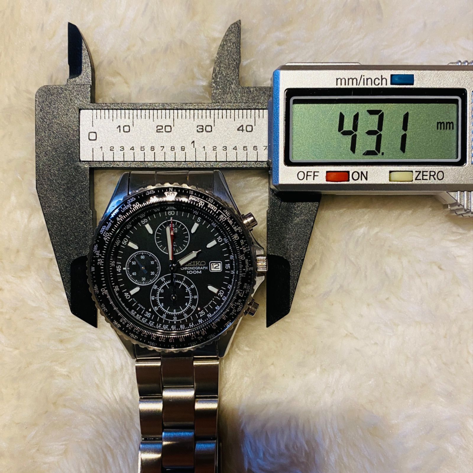 T074）美品 稼動品 SEIKO セイコー フライトマスター パイロット