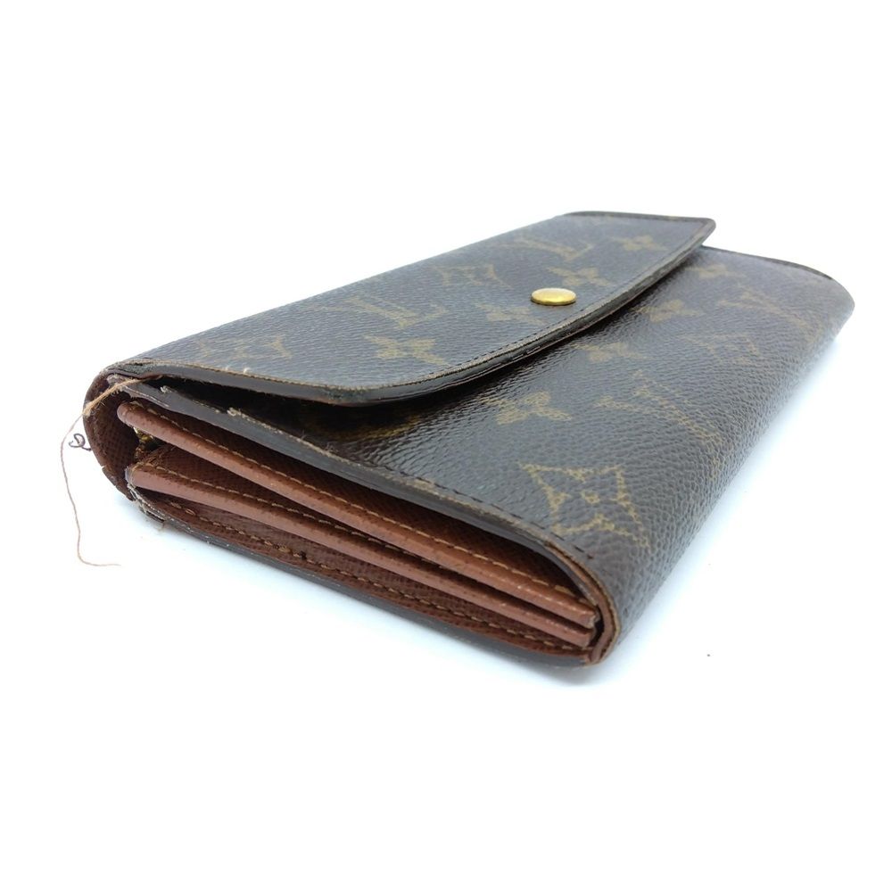 ルイヴィトン LOUIS VUITTON ポルトフォイユ サラ 長財布 モノグラム キャンバス M61734 ブラウン ゴールド金具 MI0095【中古】