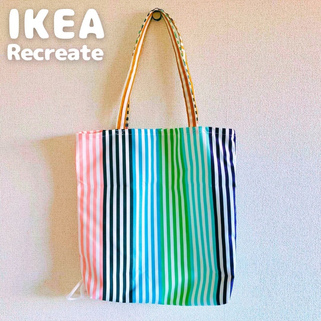 サスティナブル トートバッグ create #1⭐️IKEAアウトレット品を新たなアイテムに🌈✨【ikea リメイク/ikea  クッションカバー/クッションカバー リメイク/クッションカバー トートバッグ/トートバッグ 北欧】90歳マーサのハンドメイド👵 | Shop at  Mercari from Japan ...