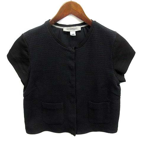 SPORTMAX スポーツマックス カーディガン MaxMara ブラック SPORTMAX スポーツマックス カーディガン MaxMara ブラック