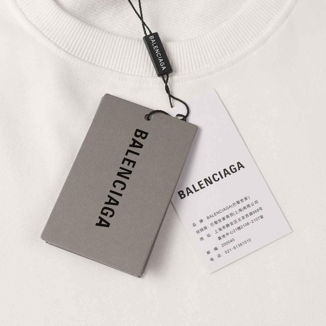 【話題】BALENCIAGA ロゴプリント コットン スウェットシャツ Balenciaga（バレンシアガ） ロゴプリント スウェットシャツ
