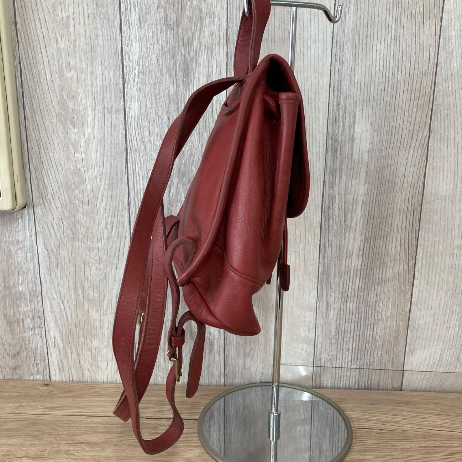 COACH オールドコーチ 9960 リュック レッド レザー 平塚店 COACH オールドコーチ 9960 リュック レッド レザー 平塚店