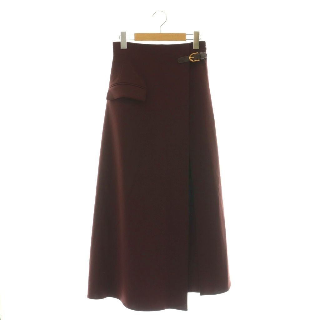 タグ付未使用⚑アニュアンス アシンメトリーレイヤードスカート