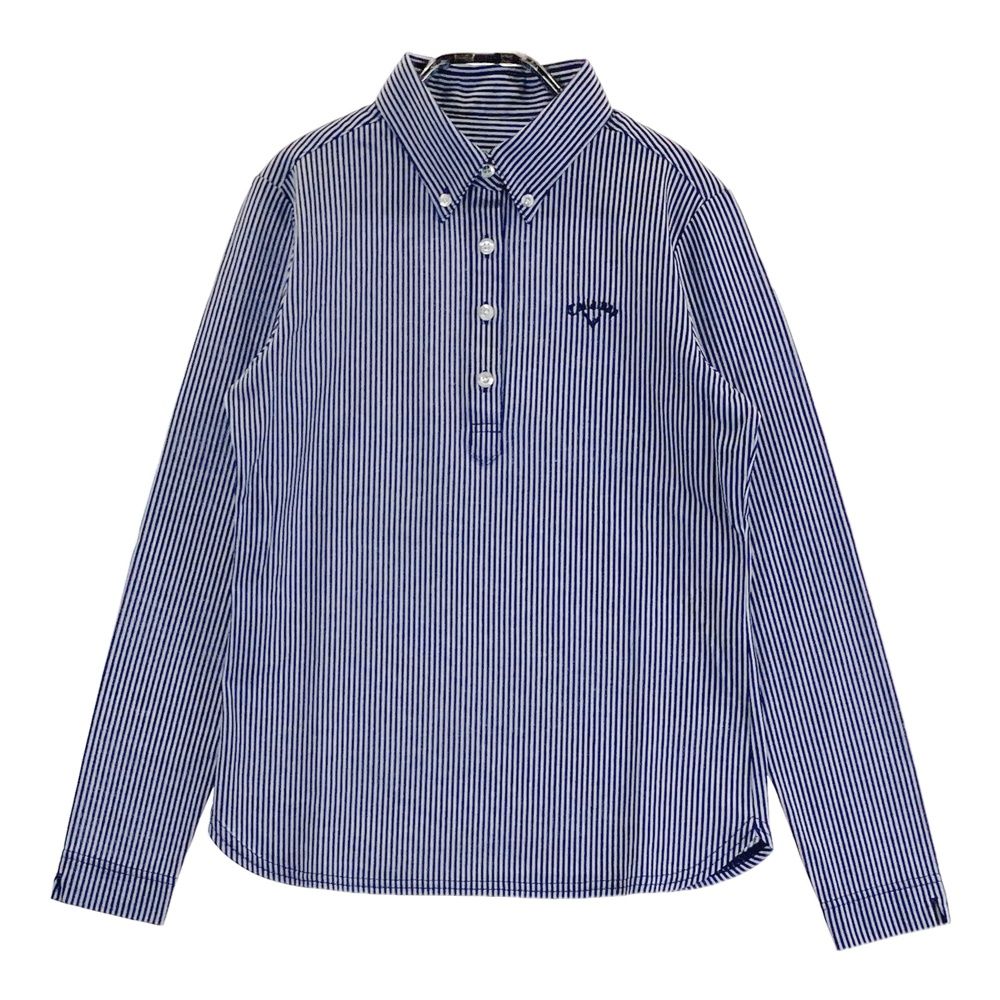 サイズ：M CALLAWAY キャロウェイ 長袖ポロシャツ ボタンダウン