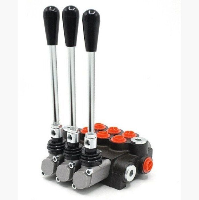 3 スプール複動油圧方向流量制御バルブ