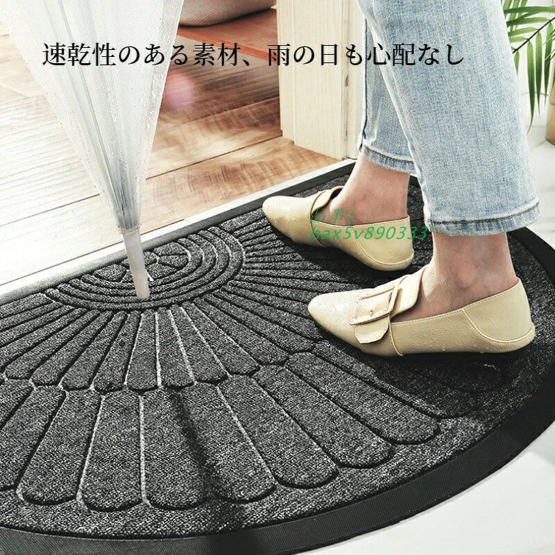 DLAWF] 泥落としマット 大判 おしゃれ グリーン 玄関マット 屋外 室内